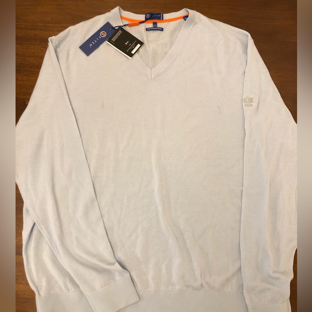 Stitch Golf Men’s 2XL V-Neck Sweater NWT